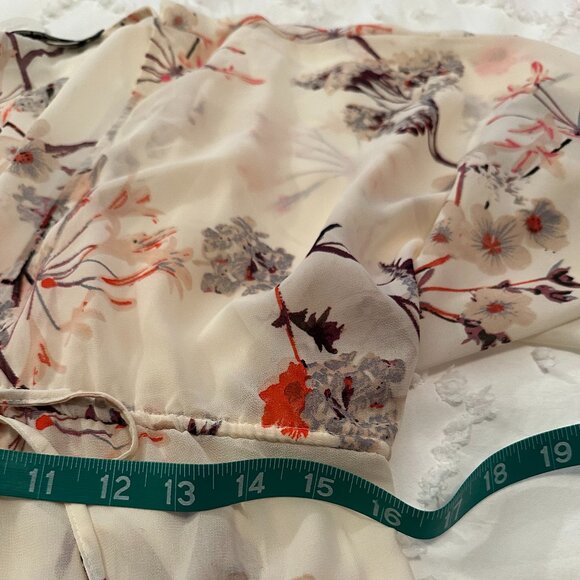 NWT Ark & Co. Sheer Floral Maxi Dress Women's Size Small - Picture 8 of 10